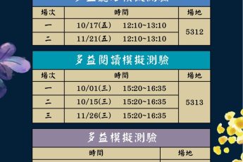 【語言教學中心-城】114-1「TOEIC多益模擬測驗」