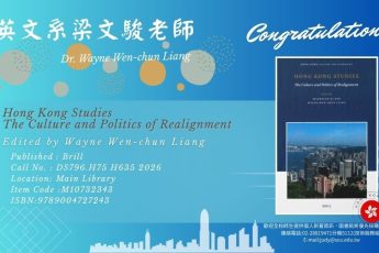 【圖書館公告】英文系教師著作